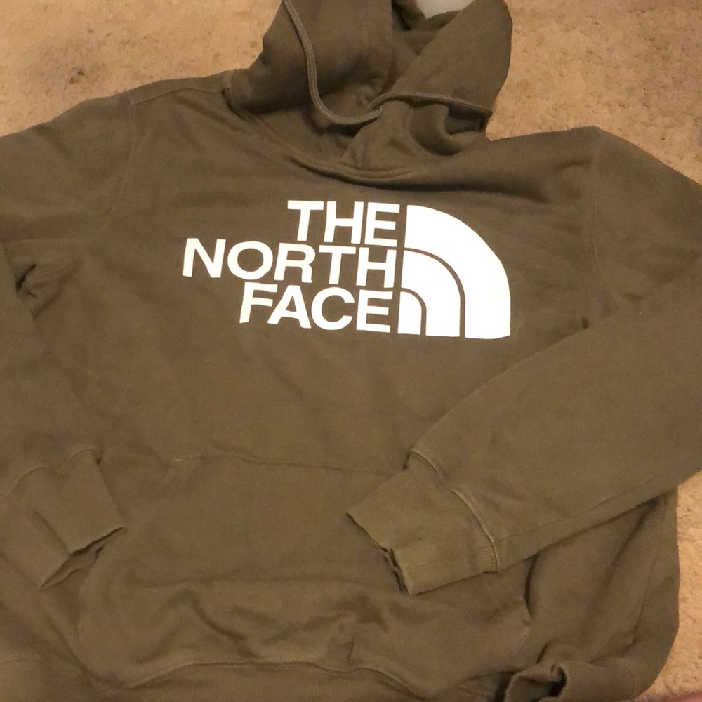 North Face Green Hoodie